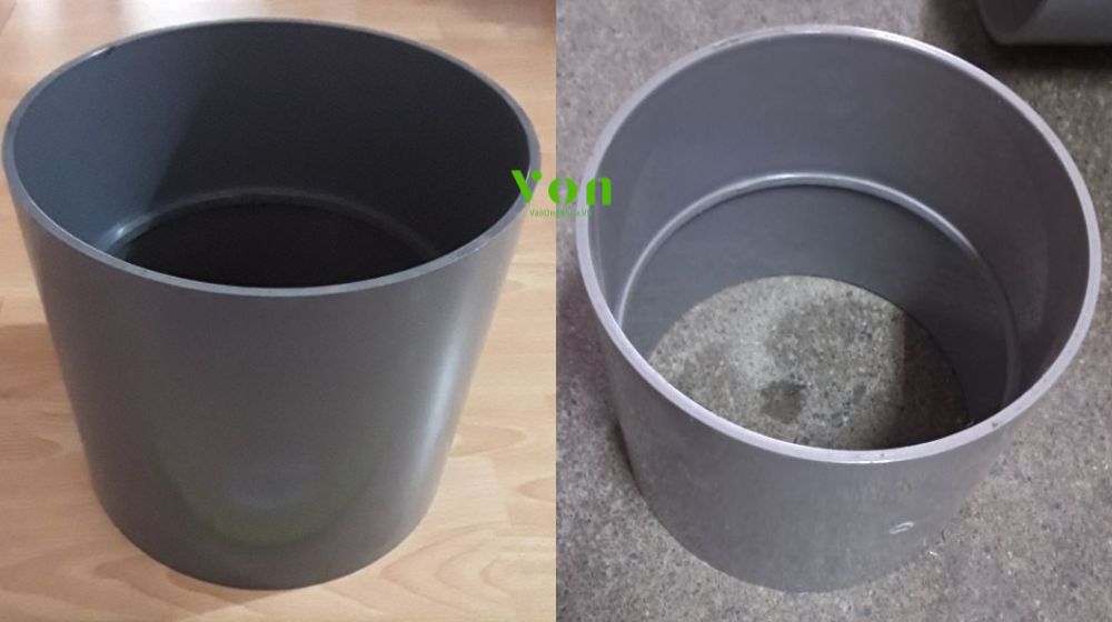 thiết kế gờ của măng sông pvc 355