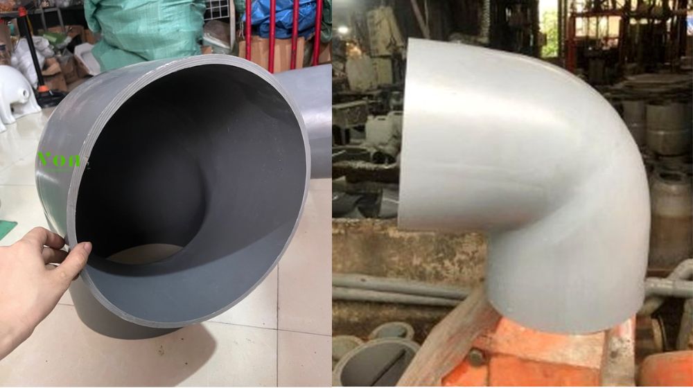 tiêu chuẩn sản xuất và độ dày của cút upvc 355