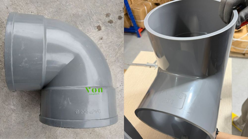 tổng quan về cút upvc 200