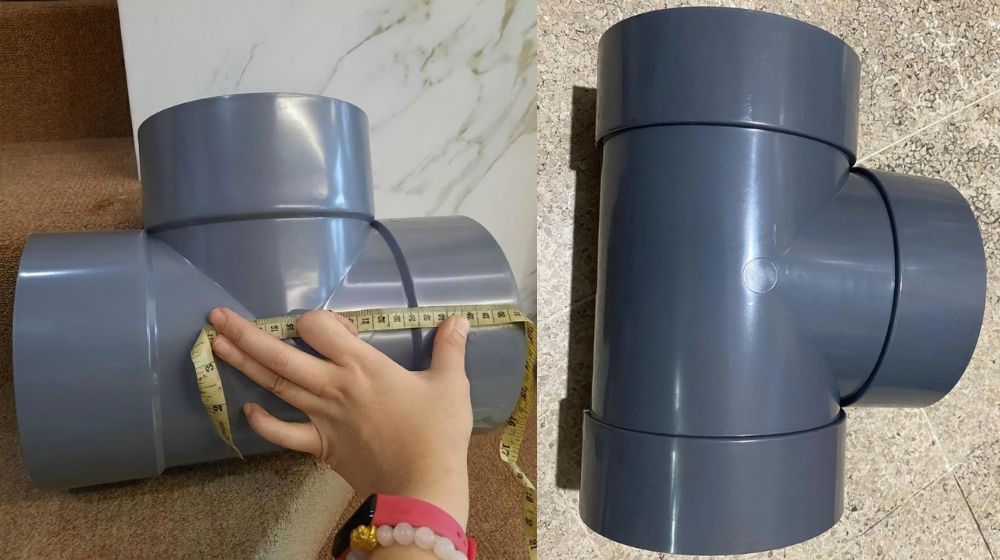 tổng quan tê pvc d180