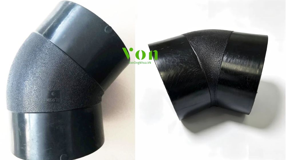 chếch hdpe có góc bao nhiêu