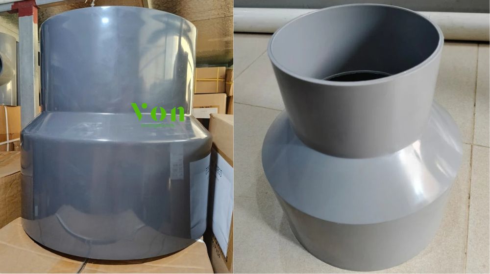côn thu upvc d400 là gì