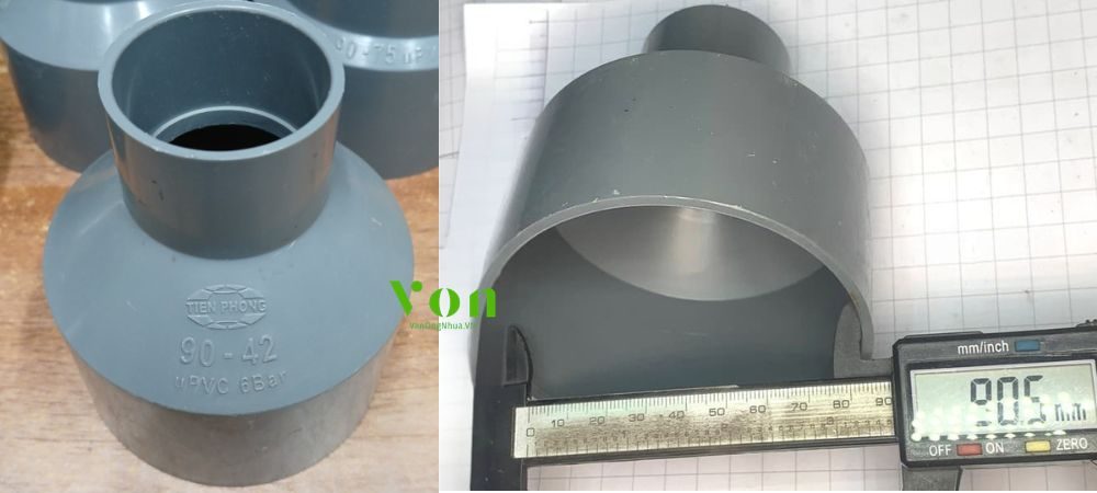 côn thu upvc d90 là gì