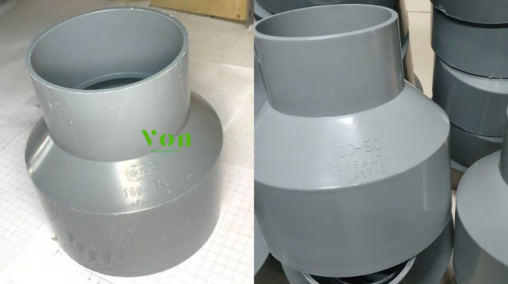 giới thiệu về côn thu upvc d160