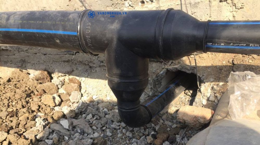 hướng dẫn kết nối côn thu hdpe 140