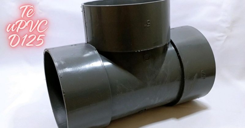 tê upvc d125