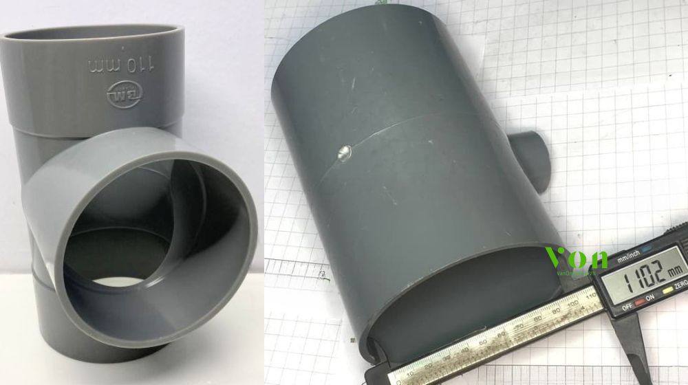 tìm hiểu về tê upvc d110