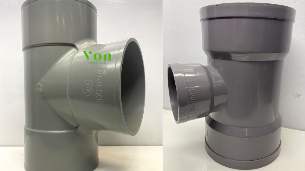 tìm hiểu về tê upvc d200