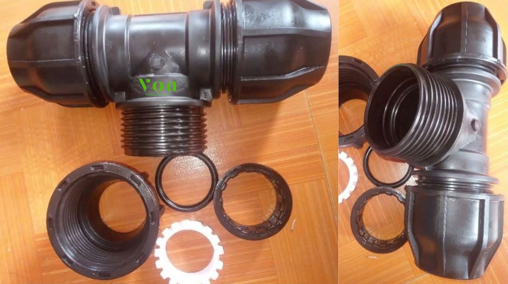 cấu tạo của nối chữ T HDPE