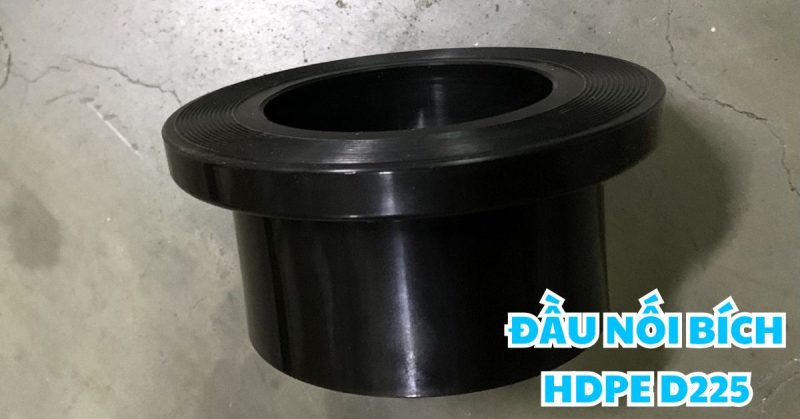 đầu nối bích hdpe d225
