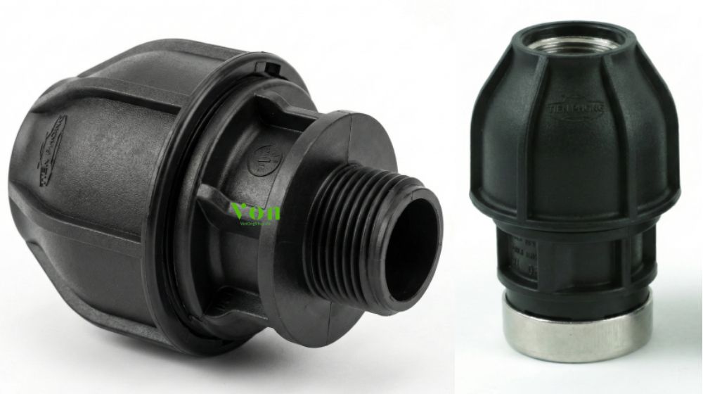 giới thiệu nối ren hdpe tiền phong