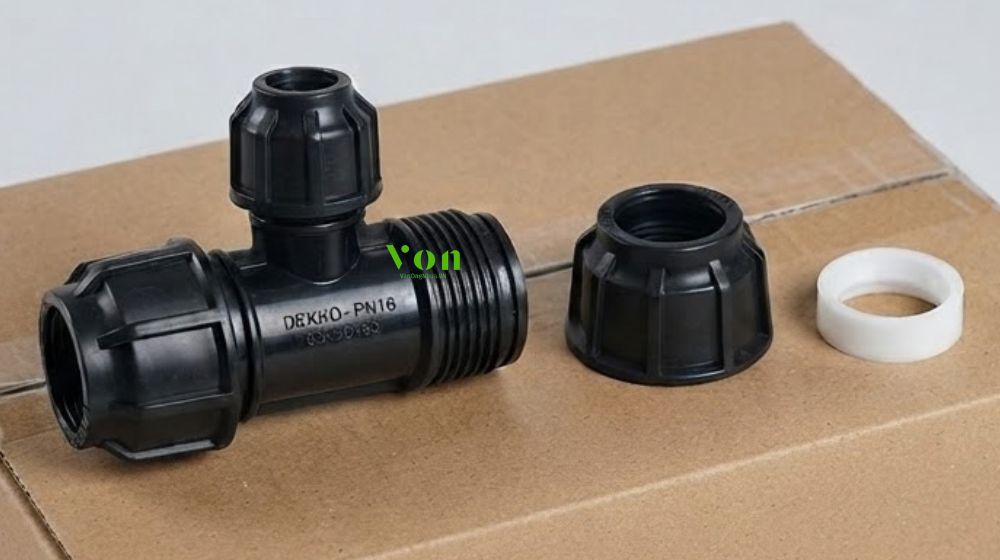 nhãn hiệu nối chữ T HDPE