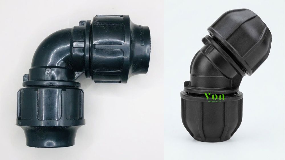 nối góc 90 độ hdpe và 45 độ