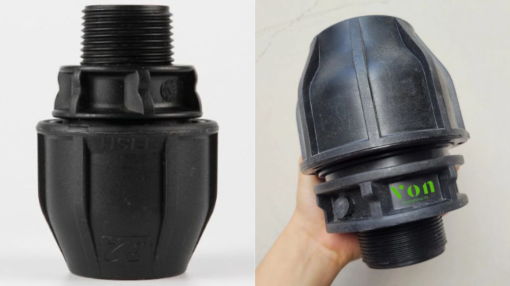 nối hdpe ren ngoài