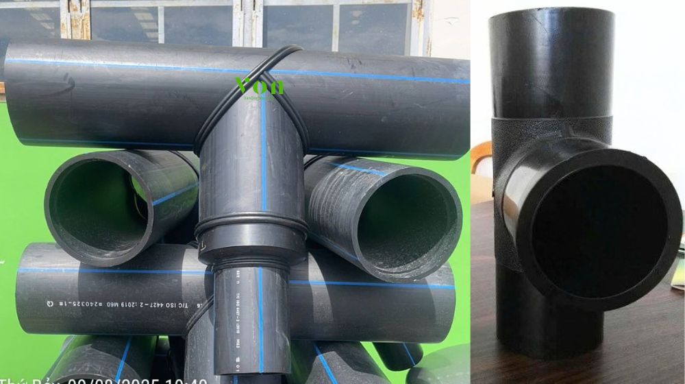 phụ kiện hdpe tiền phong dạng tê