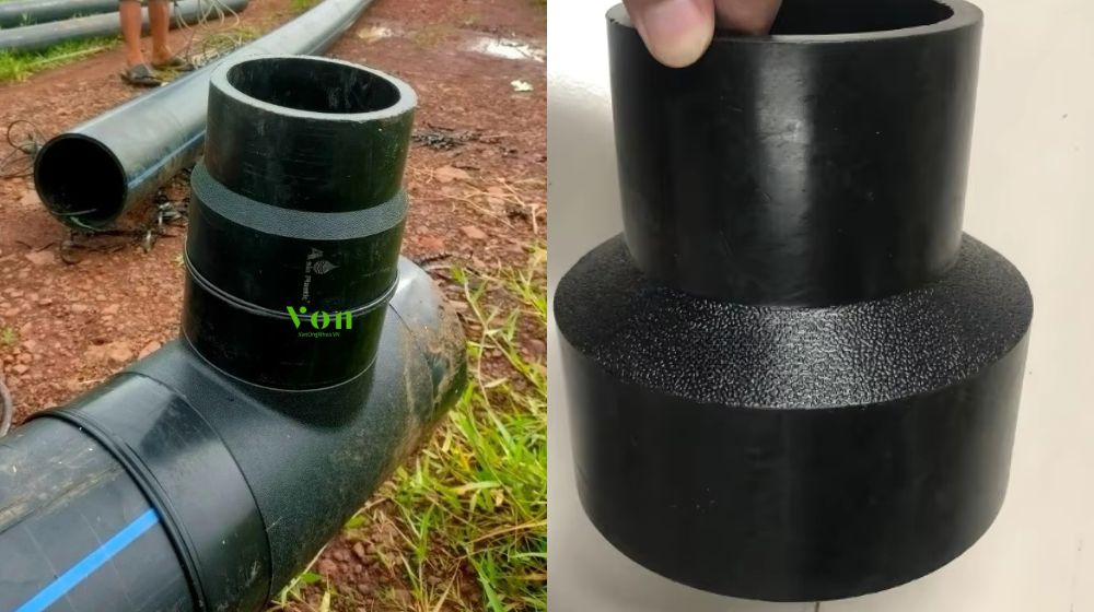 phụ kiện hdpe tiền phong loại côn thu